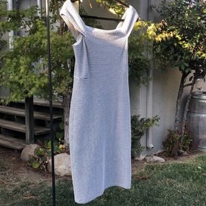 NWT Cynthia Steffe 8 form fitting blue and cream